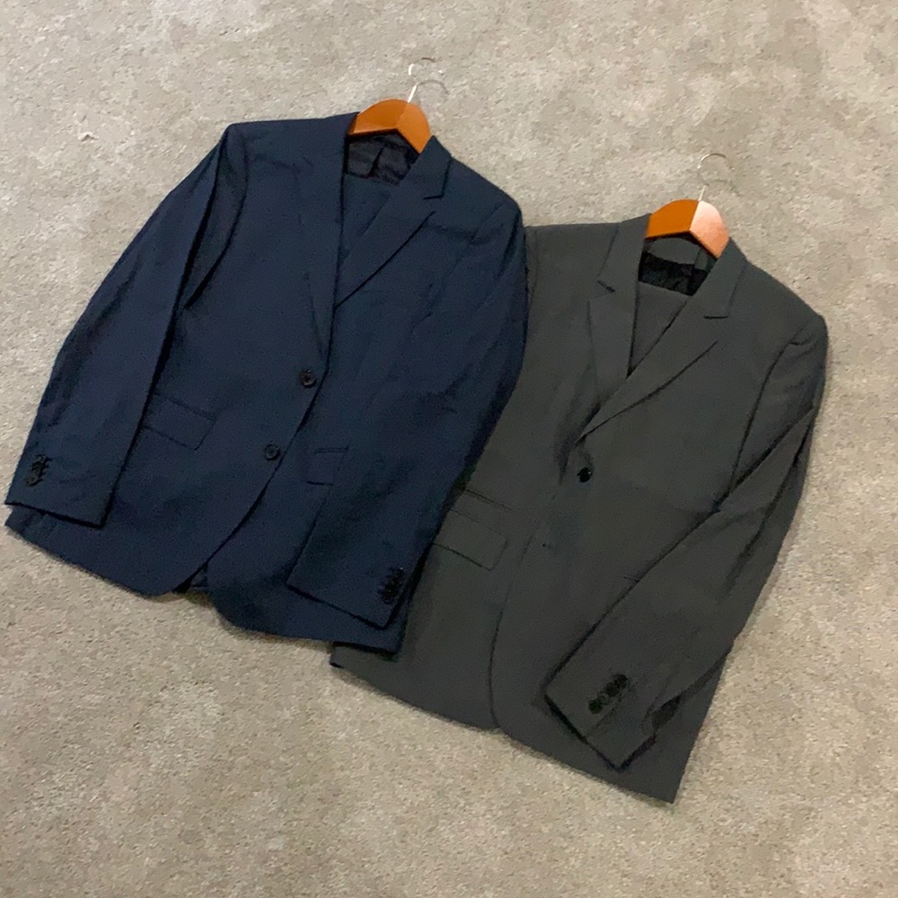 Boss and Givenchy suit bundle. Navy and grey